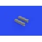 Spitfire Mk.V three-stacks exhausts rounded 1/48 for EDUARD, 1/48 -...