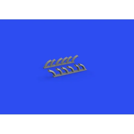 Fw 190D exhaust stacks for EDUARD, 1/48 - Eduard Accessories 648688