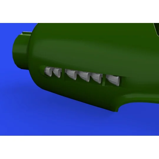 Fw 190D exhaust stacks for EDUARD, 1/48 - Eduard Accessories 648688