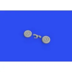 A6M2 wheels, for EDUARD, 1/48 - Eduard Accessories 648693 2