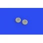 Chipmunk T.10 wheels, for AIRFIX, 1/48 - Eduard Accessories 648699