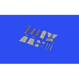 F-4B undercarriage legs BRONZE, for TAMIYA, 1/48 - Eduard Accessori...