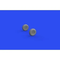 Chipmunk T.10 wheels, for AIRFIX, 1/48 - Eduard Accessories 648699 2