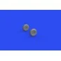 Chipmunk T.10 wheels, for AIRFIX, 1/48 - Eduard Accessories 648699