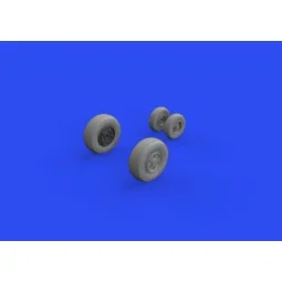 F/A-18E wheels, for MENG, 1/48 - Eduard Accessories 648701