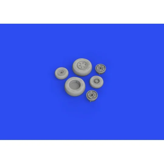 F/A-18E wheels, for MENG, 1/48 - Eduard Accessories 648701