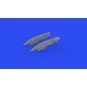 F-4B fin caps PRINT, for TAMIYA, 1/48 - Eduard Accessories 648704