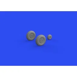 Pe-2 wheels for ZVEZDA, 1/48 - Eduard Accessories 648719 2