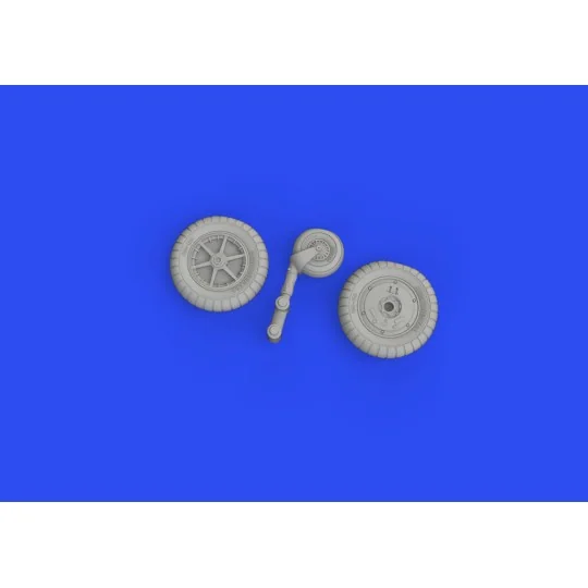 Bf 109G-4 wheels for EDUARD, 1/48 - Eduard Accessories 648720