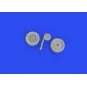 Bf 109G-4 wheels for EDUARD, 1/48 - Eduard Accessories 648720