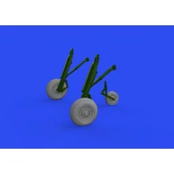 Z-326/526 wheels for EDUARD, 1/48 - Eduard Accessories 648729 2