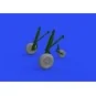 Z-326/526 wheels for EDUARD, 1/48 - Eduard Accessories 648729