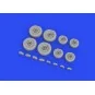 CH-47A wheels for HOBBY BOSS, 1/48 - Eduard Accessories 648734