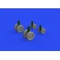 CH-47A wheels for HOBBY BOSS, 1/48 - Eduard Accessories 648734