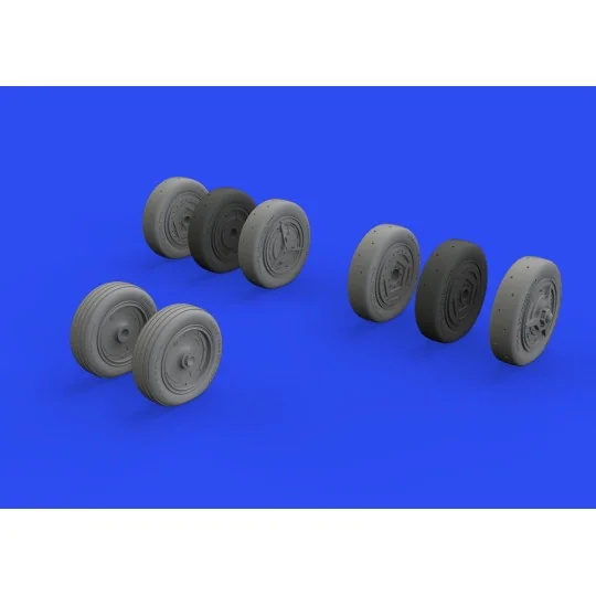 SR-71A wheels, 1/48 - Eduard Accessories 648740