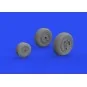 Vampire F.3 wheels, 1/48 - Eduard Accessories 648741