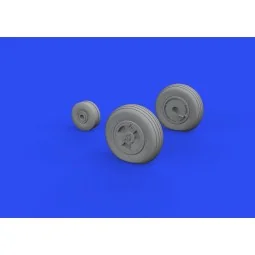 Vampire F.3 wheels, 1/48 - Eduard Accessories 648741 2