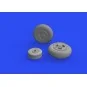 Vampire F.3 wheels, 1/48 - Eduard Accessories 648741