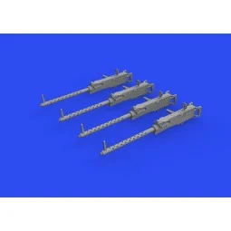 M2 Browning w/ handles for aircraft PRINT, 1/48 - Eduard Accessorie...
