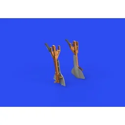 F6F undercarriage legs BRONZE, 1/48 - Eduard Accessories 648747 2