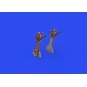 F6F undercarriage legs BRONZE, 1/48 - Eduard Accessories 648747