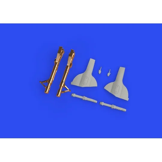 F6F undercarriage legs BRONZE, 1/48 - Eduard Accessories 648747