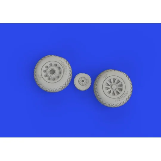 P-51D wheels diamond tread, 1/72 - Eduard Accessories 672366