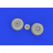 P-51D wheels diamond tread - Eduard Accessories 672366