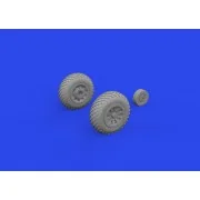 P-51D wheels diamond tread - Eduard Accessories 672366