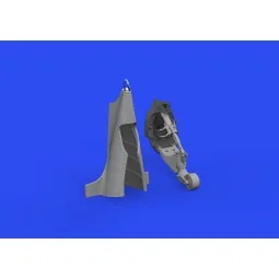 A6M3 tailwheel PRINT for EDUARD, 1/48 - Eduard Accessories 648787 2