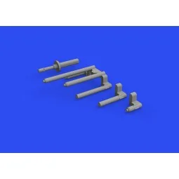 P-38J gun barrels PRINT for TAMIYA, 1/48 - Eduard Accessories 648789