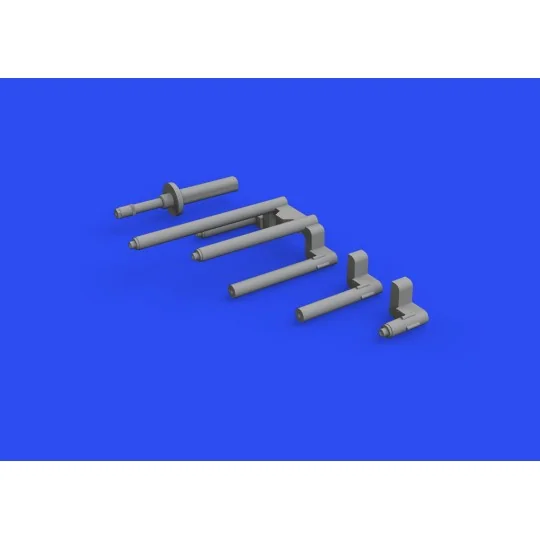 P-38J gun barrels PRINT for TAMIYA, 1/48 - Eduard Accessories 648789