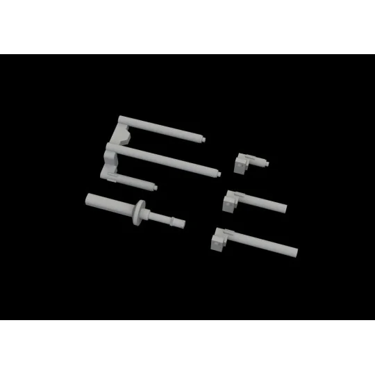 P-38J gun barrels PRINT for TAMIYA, 1/48 - Eduard Accessories 648789