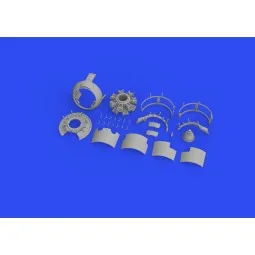F4F-3 engine early PRINT 1/48 for EDUARD, 1/48 - Eduard Accessories...