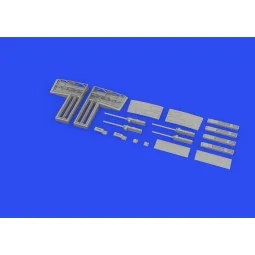 F4F-3 gun bays PRINT for EDUARD, 1/48 - Eduard Accessories 648793