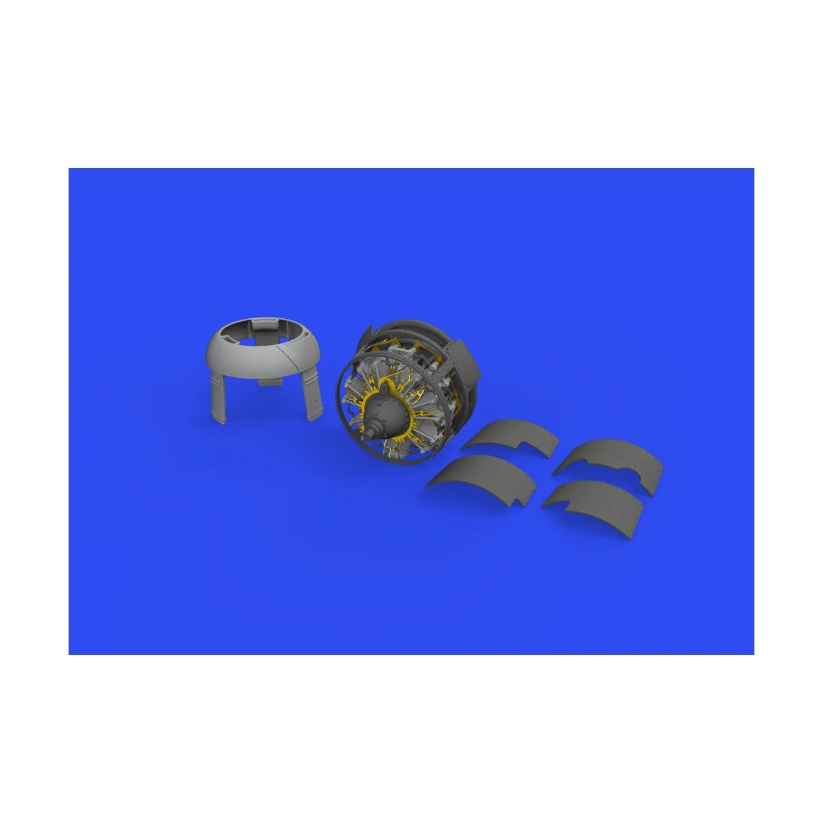 F4F-3 engine early PRINT 1/48 for EDUARD, 1/48 - Eduard Accessories...