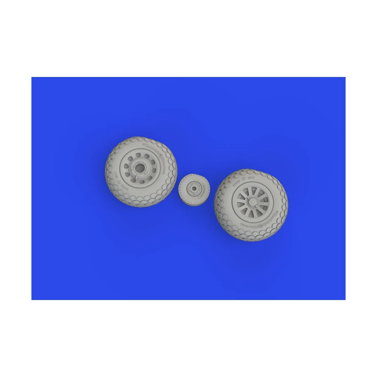 P-51D wheels oval tread, 1/72 - Eduard Accessories 672367