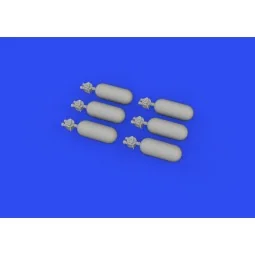 WWII USAAF oxygen cylinder A-6 PRINT for, 1/48 - Eduard Accessories... 2