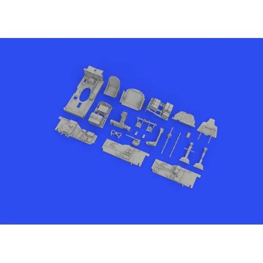 P-38J cockpit PRINT for TAMIYA, 1/48 - Eduard Accessories 648812