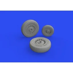 Buccaneer S.2C/D wheels for AIRFIX, 1/48 - Eduard Accessories 648814 2