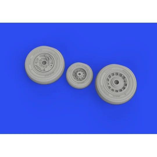 Buccaneer S.2C/D wheels for AIRFIX, 1/48 - Eduard Accessories 648814