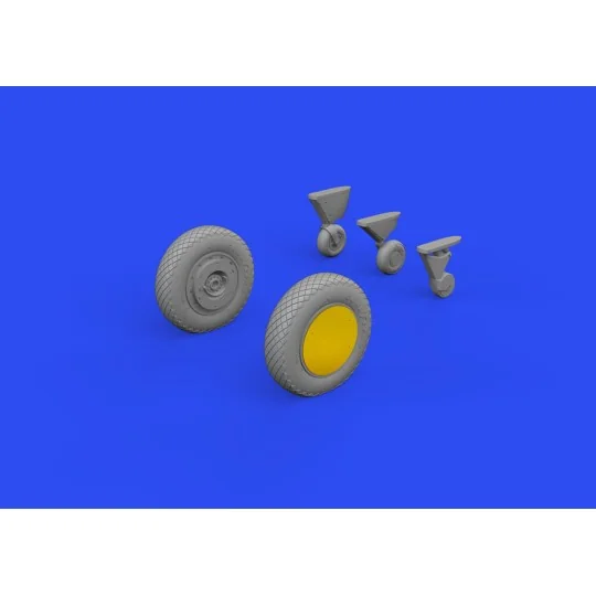 F4F-4 wheels late for EDUARD, 1/48 - Eduard Accessories 648816