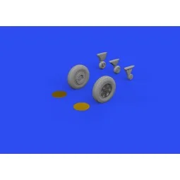 F4F-4 wheels late for EDUARD, 1/48 - Eduard Accessories 648816 2