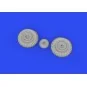 Yak-9D wheels for ZVEZDA, 1/48 - Eduard Accessories 648821