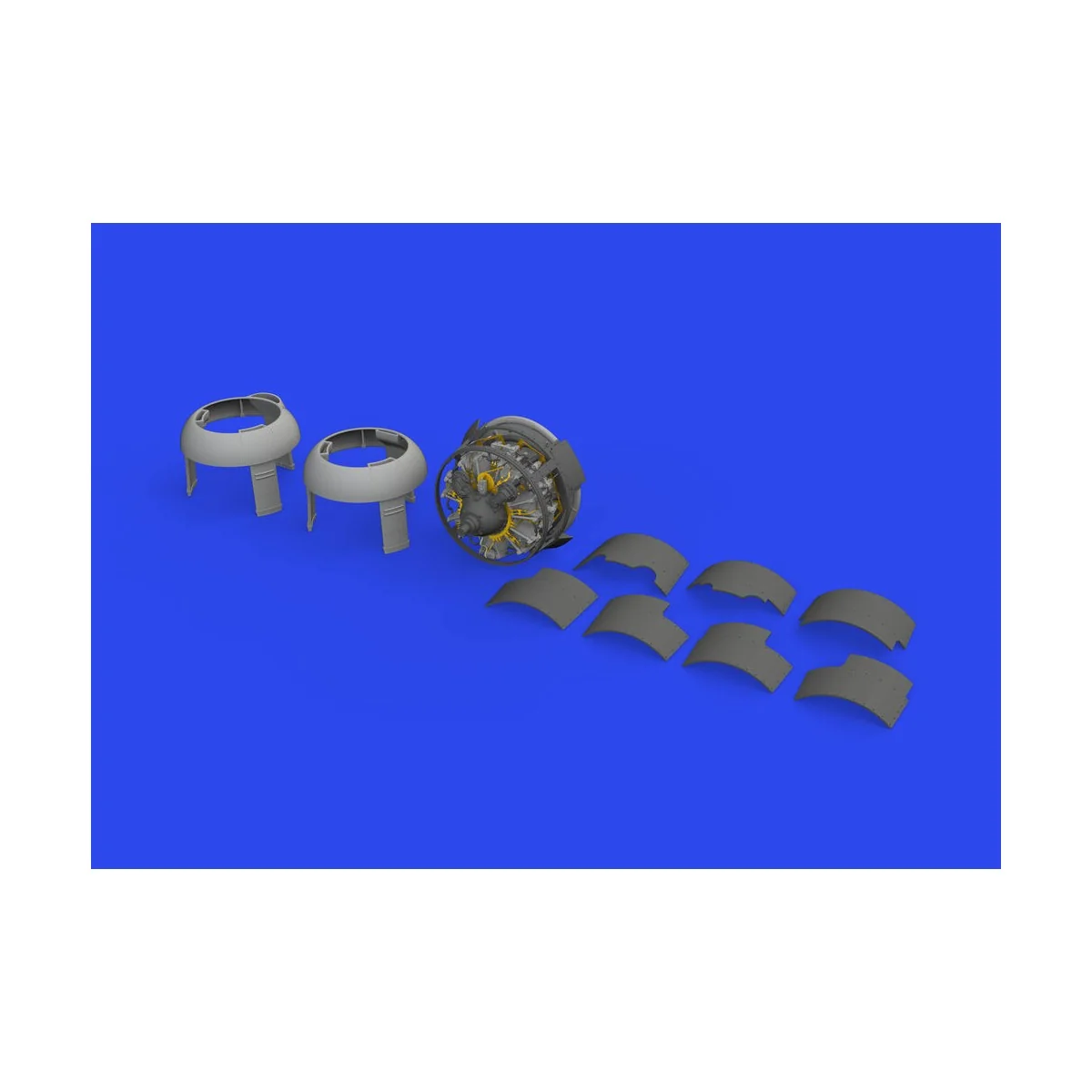 F4F-3 engine mid PRINT 1/48 EDUARD, 1/48 - Eduard Accessories 648825