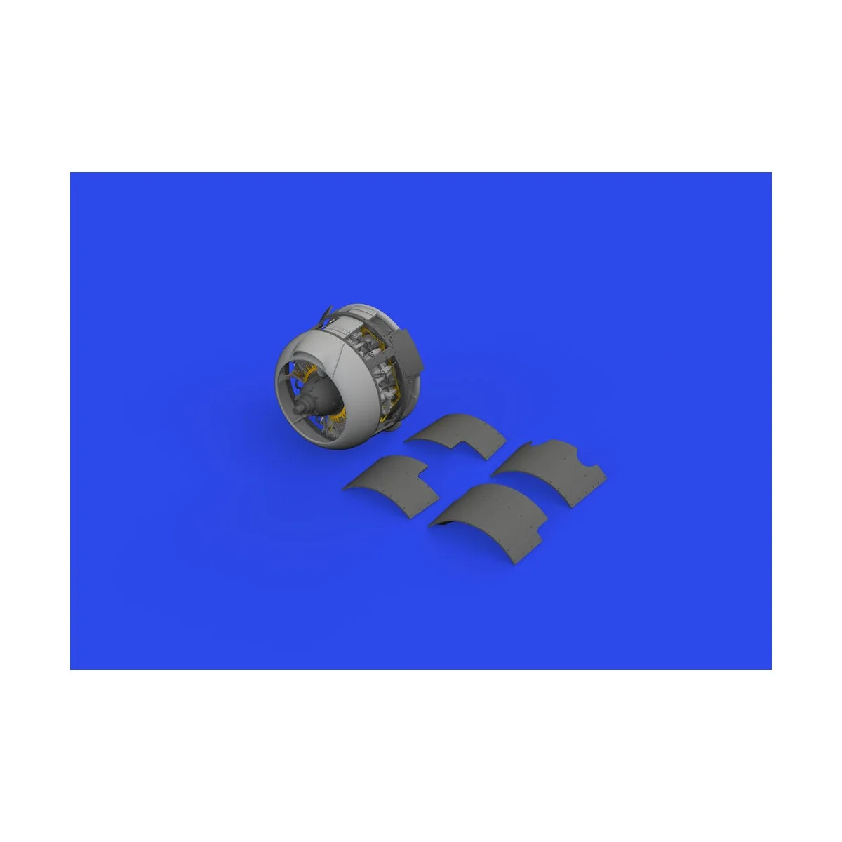 F4F-3A engine PRINT 1/48 EDUARD, 1/48 - Eduard Accessories 648827