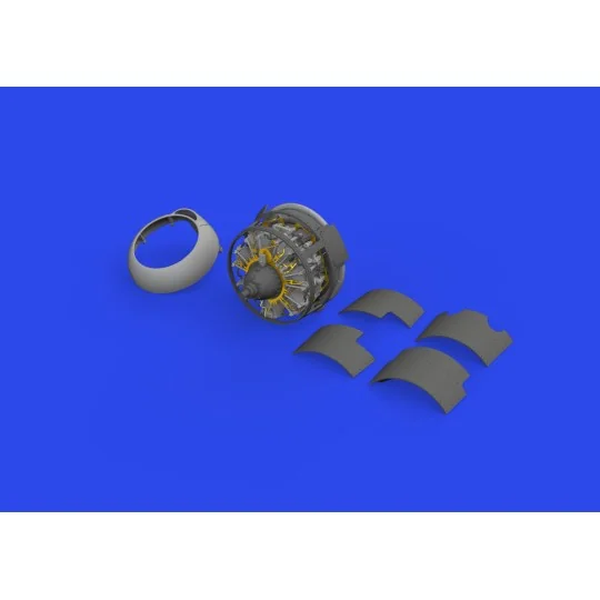 F4F-3A engine PRINT 1/48 EDUARD, 1/48 - Eduard Accessories 648827