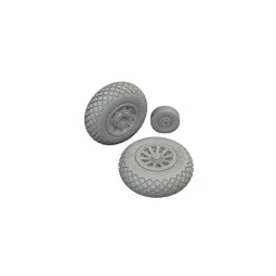 P-51D wheels diamond tread 2, 1/72 - Eduard Accessories 672370