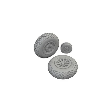 P-51D wheels diamond tread 2, 1/72 - Eduard Accessories 672370