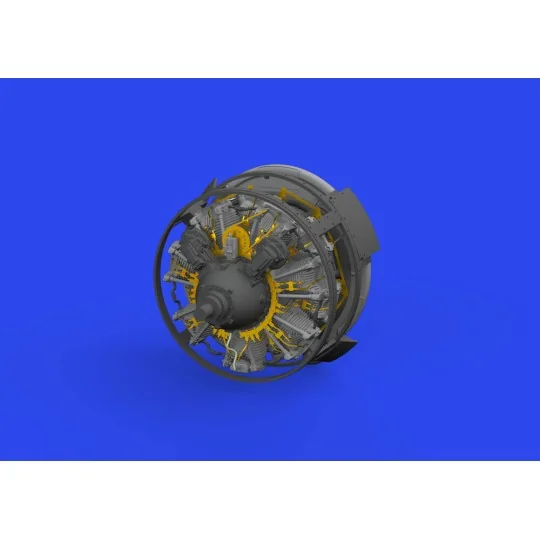 F4F-3 engine mid PRINT 1/48 EDUARD, 1/48 - Eduard Accessories 648825